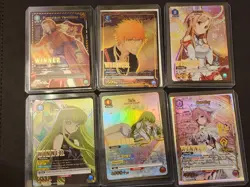 Union Arena Winner Foil Cards TCG 1st Anniversary Stamped Dorothy, C.C, Asuna - Image 1