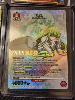 Union Arena Winner Foil Cards TCG 1st Anniversary Stamped Dorothy, C.C, Asuna - Image 3