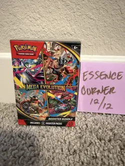 Pokemon TCG Mega Evolution Booster Bundle Box Trading Card In Hand box Scratched - Image 1