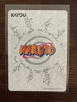 Sasuke Uchiha NRV01-SR-020L2 English Naruto Kayou Card Heavens Scroll NM - Image 2