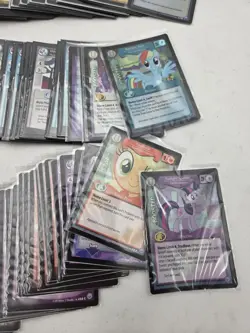 My Little Pony CCG Mixed Lot of 100+ Cards- Some Copies- Every Card Sleeved - Image 4