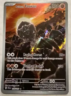 Paldean Tauros 218/193 Sv02: Paldea Evolved Holo Pokemon Card - Image 1