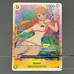 One Piece Nami OP08-106 SR Super Rare Two Legends Card English NM - Image 2