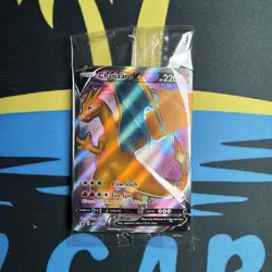 Charizard V SWSH050 Full Art Holo Promo Black Star Pokemon Card SEALED - Image 1