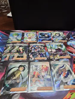 Pokemon TCG Full Art Trainer Lot of 12 Cards from Various SWSH & S&V Sets - Image 1