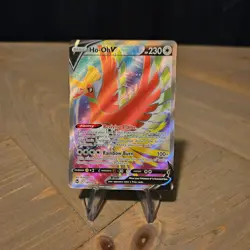 2022 Ho-Oh V 187/195 Silver Tempest Full Art Pokemon Card - Image 1