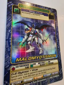 Malomyotismon HOLO FOIL - ST-170 - Digimon Digi Battle Card TCG - RARE Series - Image 2