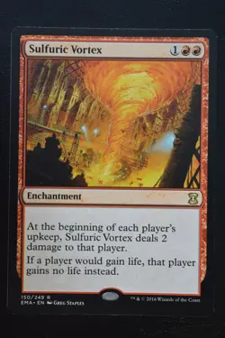 Magic The Gathering MTG SULFURIC VORTEX Eternal Masters LP Lightly Played - Image 1