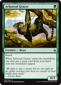 4x Arboreal Grazer NM-Mint, English War of the Spark MTG Magic - Image 1