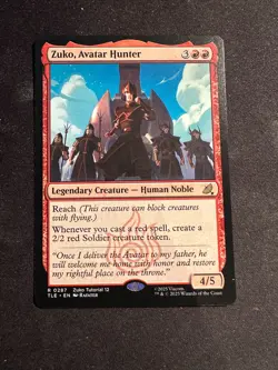 Zuko, Avatar Hunter - 0287 TLE MTG - Rare N/M Beginner - Image 1