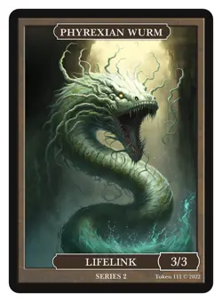 Phrexian Wurm Wurmcoil Engine Givememana Tokens Series 2 Magic the Gathering - Image 2
