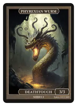 Phrexian Wurm Wurmcoil Engine Givememana Tokens Series 2 Magic the Gathering - Image 3