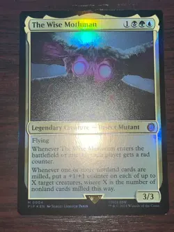 1x FOIL THE WISE MOTHMAN - Doctor Who - MTG - Magic the Gathering - Image 1