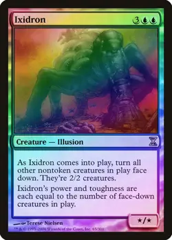 Ixidron FOIL Time Spiral PLD Blue Rare MAGIC THE GATHERING MTG CARD ABUGames - Image 1