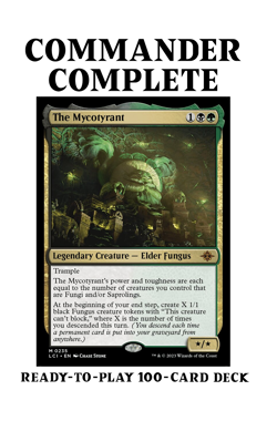 The Mycotyrant SAPROLINGS and FUNGUS DESCEND Magic MTG Custom Commander Deck - Image 1