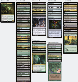 The Mycotyrant SAPROLINGS and FUNGUS DESCEND Magic MTG Custom Commander Deck - Image 2