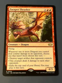 1x PARAPET THRASHER - Commander - MTG - Magic the Gathering - Image 1