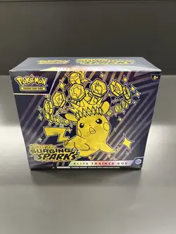 Pokemon TCG: Scarlet & Violet Surging Sparks ETB Elite Trainer Box NEW SEALED - Image 1