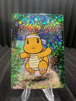 Dragonite - Pack Hit Holo - First Print PokeDoodly Fan Art - Pokemon - Image 1