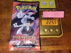 22.59g (Heaviest in Lot) Destined Rivals Pokemon Booster Pack - Sealed #445 - Image 1