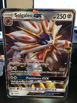 Solgaleo GX SM104 Pokemon Black Star Promo Jumbo - Image 1