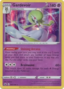 x1 Gardevoir - 061/198 - Holo Rare Pokemon SS06 Chilling Reign M/NM - Image 1