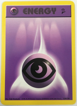 POKEMON PSYCHIC ENERGY 129/130 BASE SET 2 NEAR MINT - Image 1