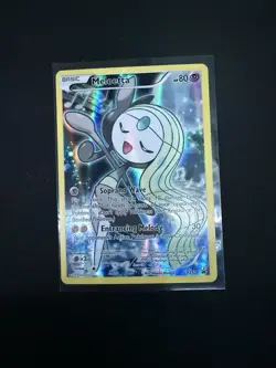 Pokemon TCG Meloetta Promo XY120 Full Art Ultra Rare Holo Good Condition - Image 1