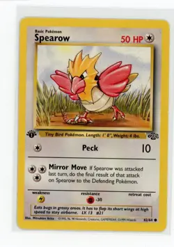 Pokemon Jungle 1st Edition #62/64 Spearow - Image 1