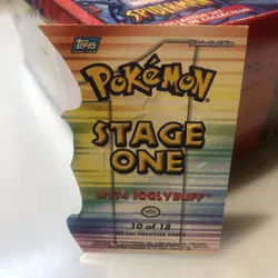 2001 Topps Pokemon Topps Johto League Champions Die Cut Embossed #10 Igglybuff - Image 4