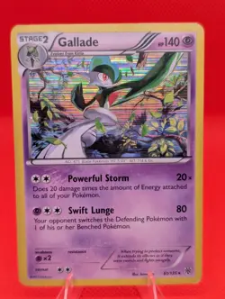 Gallade 61/135 Plasma Storm Holo Pokemon TCG MP - Image 1