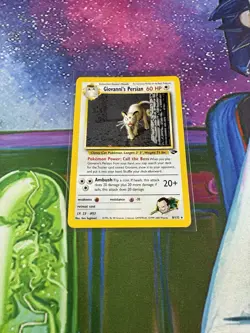 Pokemon TCG Giovanni's Persian 8/132 Gym Challenge Holo Rare PC06 - Image 1