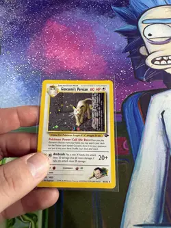 Pokemon TCG Giovanni's Persian 8/132 Gym Challenge Holo Rare PC06 - Image 2