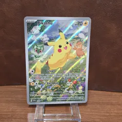 Pokemon Pikachu SVP 088 Black Star Promo Paldea Adventure Chest - Image 1