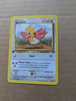 Pokemon TCG Spearow Jungle 62/64 Regular 1st Edition Common - Image 1