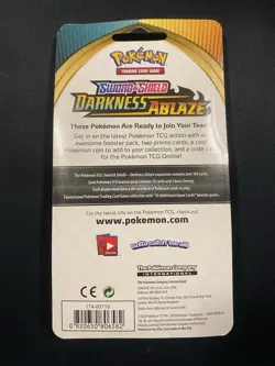 Pokemon Sword And Shield Darkness Ablaze Blister Pack - Image 2