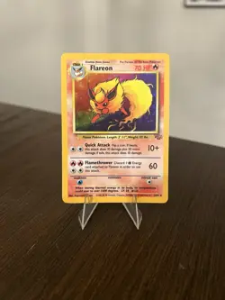 Pokemon TCG Flareon Jungle 3/64 Holo Unlimited Holo Rare - Image 3