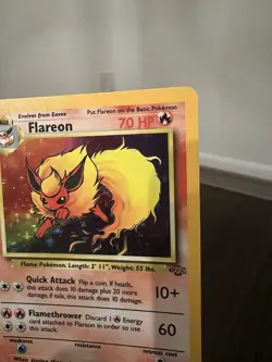 Pokemon TCG Flareon Jungle 3/64 Holo Unlimited Holo Rare - Image 5