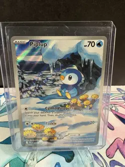 Pokemon TCG: Piplup 098/094 Me02: Phantasmal Flames Holo NM - Image 2