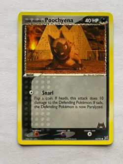Team Magma's Poochyena 65/95 Pokemon Team Magma Vs. Aqua Non Holo NM 2004 box-3 - Image 1