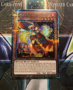 ** FIRE KING COURTIER ULCANIX ** QUARTER CENTURY SECRET RARE ROTA-EN098 YUGIOH! - Image 1