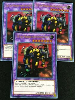YUGIOH THE LAST WARRIOR FROM ANOTHER PLANET DUOV-EN076 1ST ULTRA X3 (NM) - Image 1