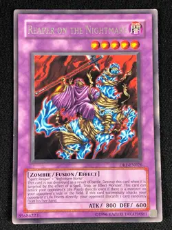 YUGIOH REAPER ON THE NIGHTMARE DR1-EN026 RARE (NM) - Image 1