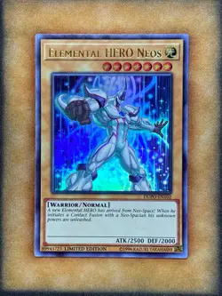 Yugioh Elemental HERO Neos DUPO-EN102 Ultra Rare Limited Edition NM - Image 1