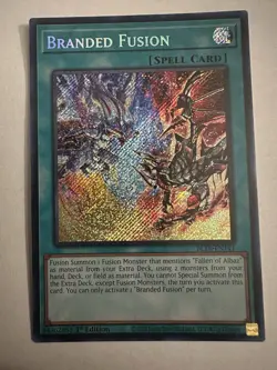YUGIOH BRANDED FUSION SECRET RARE 1ST EDITION BLTR-EN111 (NM) - Image 1