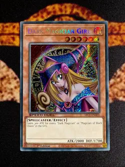 ??YUGIOH • DARK MAGICIAN GIRL • SECRET RARE • SBC1-ENA05 • 1st EDITION • NM?? - Image 1