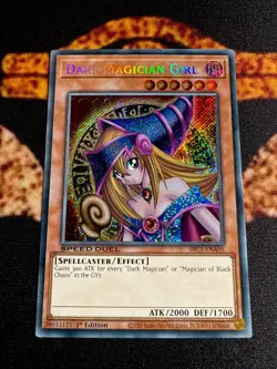 ??YUGIOH • DARK MAGICIAN GIRL • SECRET RARE • SBC1-ENA05 • 1st EDITION • NM?? - Image 2