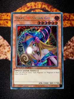 ??YUGIOH • DARK MAGICIAN GIRL • SECRET RARE • SBC1-ENA05 • 1st EDITION • NM?? - Image 5