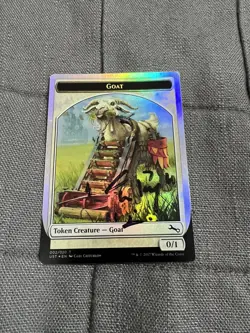 MTG Tolarian Community College YouTuber Signed Autographed GOAT TOKEN Card NM - Image 1