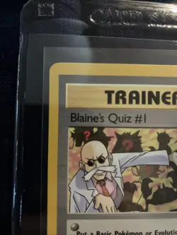 ?Blaine's Quiz #1 097/132 Gym Heroes Regular Rare 1st Ed Single Card- Pokemon Lp - Image 2